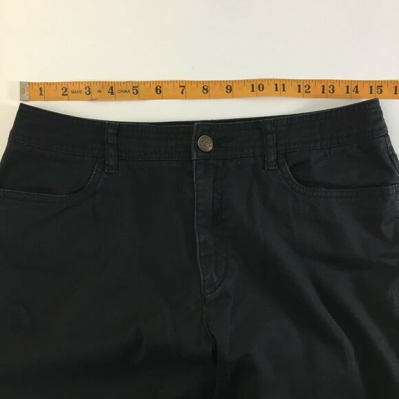 Additions by Chico's Pants Women's Size 1 (Medium) Black Casual 28" Inseam - Picture 8 of 9
